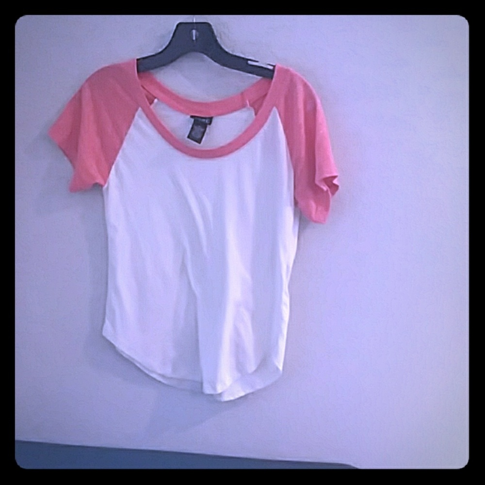 Rue 21 pink and white shirt really cute